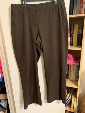 Coldwater Creek Brown Boot Cut Pants